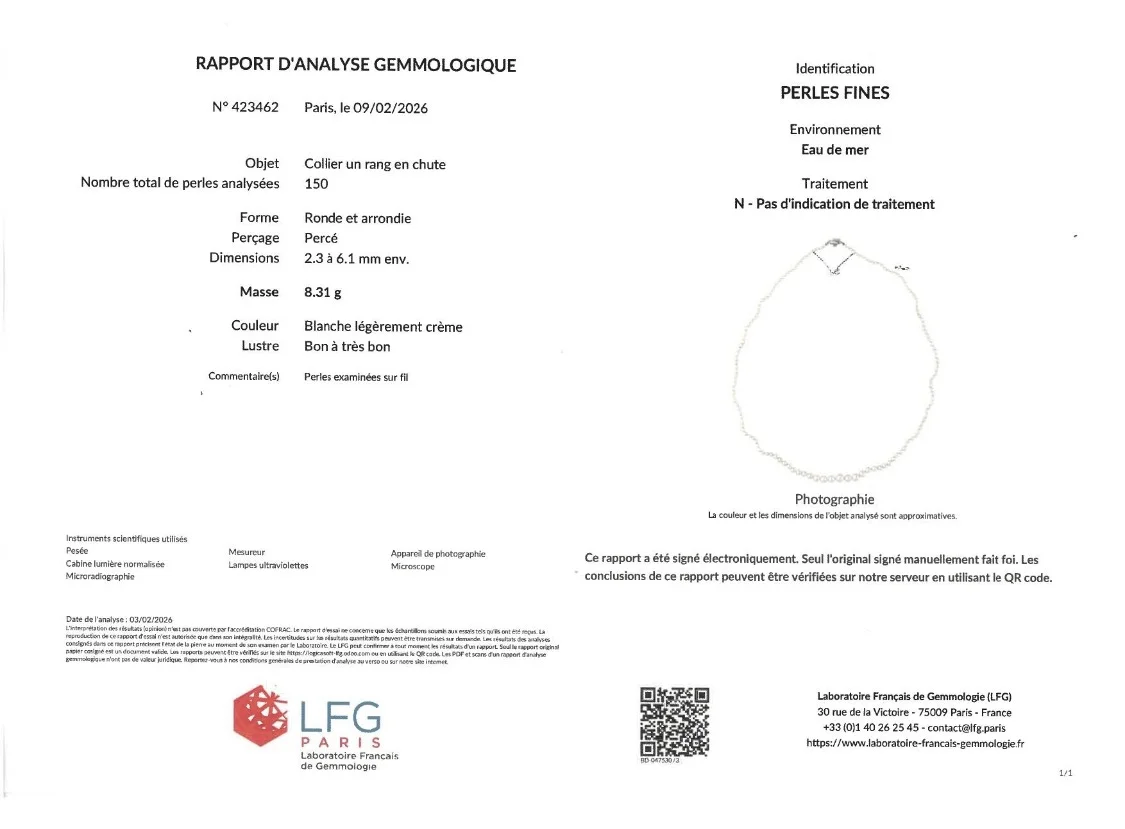 LFG Certificate